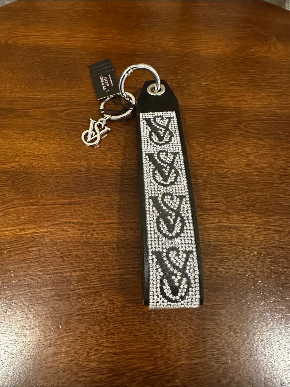 Victoria's Secret Sparkle Wristlet Strap Key Chain